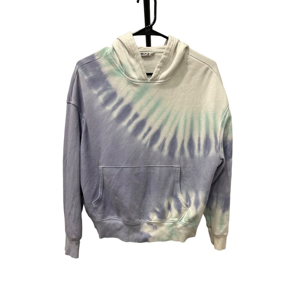 Wildfox White and Purple Tie Dye Hoodie SZ Extra Small